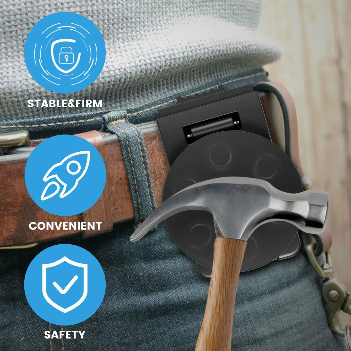 LibertyTool Magnetic Tool Belt Clip