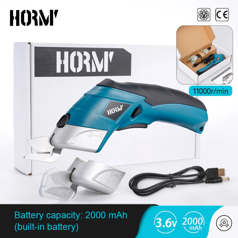 electric scissors 3.6V fabric leather fabric